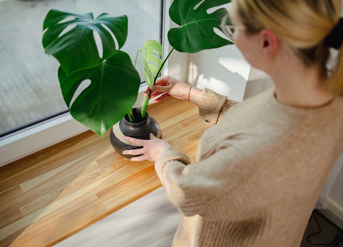 Wie verkleide ich meine alte Fensterbank?